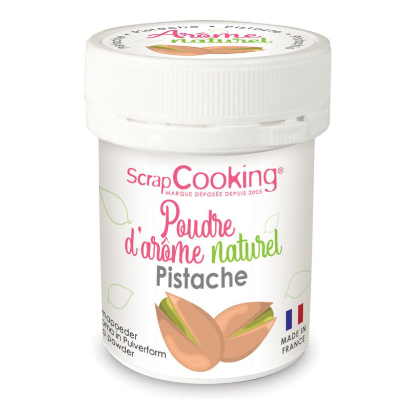 Poudre d'arôme naturel pistache - ScrapCooking