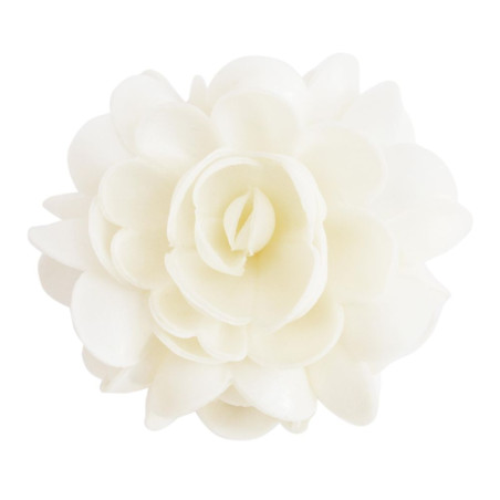 XXL white flower edible wafer decoration approx. 10cm - product image 1 - ScrapCooking