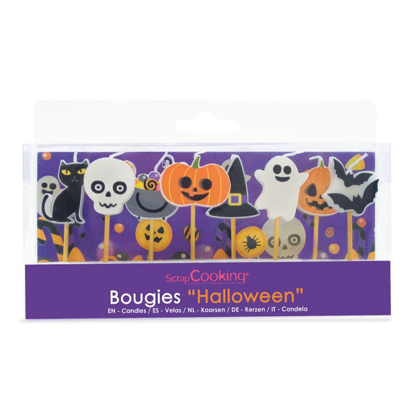 8 bougies Halloween - ScrapCooking