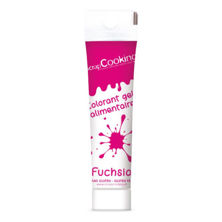 Colorant gel fuchsia 20 gr - ScrapCooking