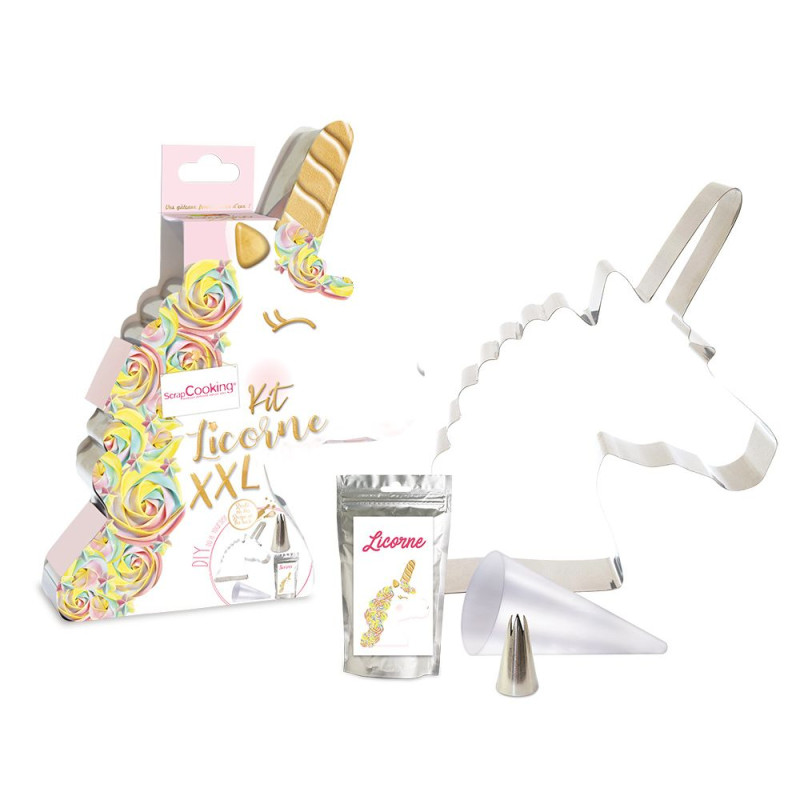 Kit licorne XXL DIY contenu - ScrapCooking