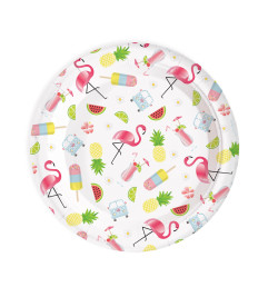 8 Summer paper party plates