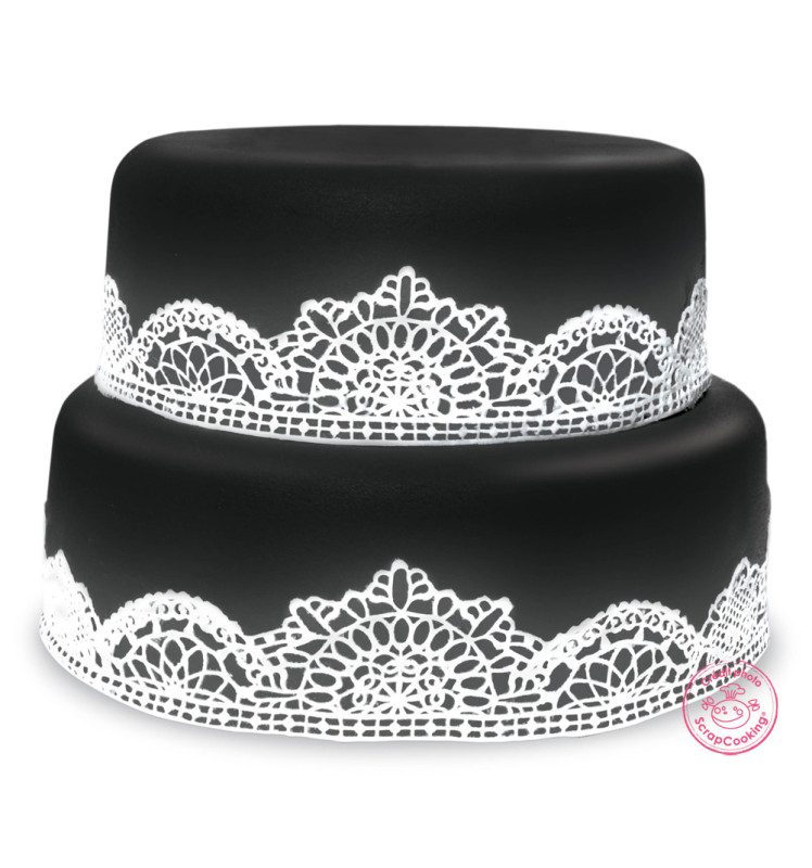 Black sugarpaste roll 430g