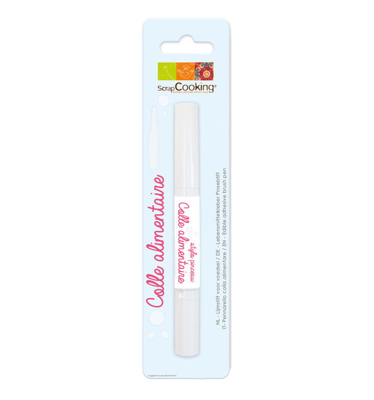 Stylo pinceau colle alimentaire 2 ml