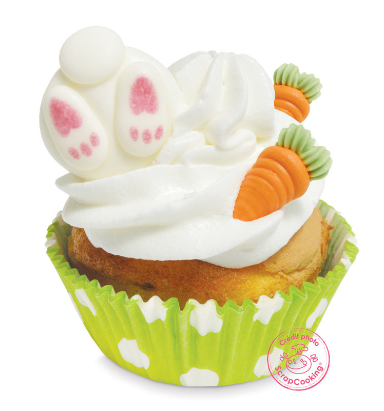 Rabbit/Carrot sweet scenery decorations - ScrapCooking®