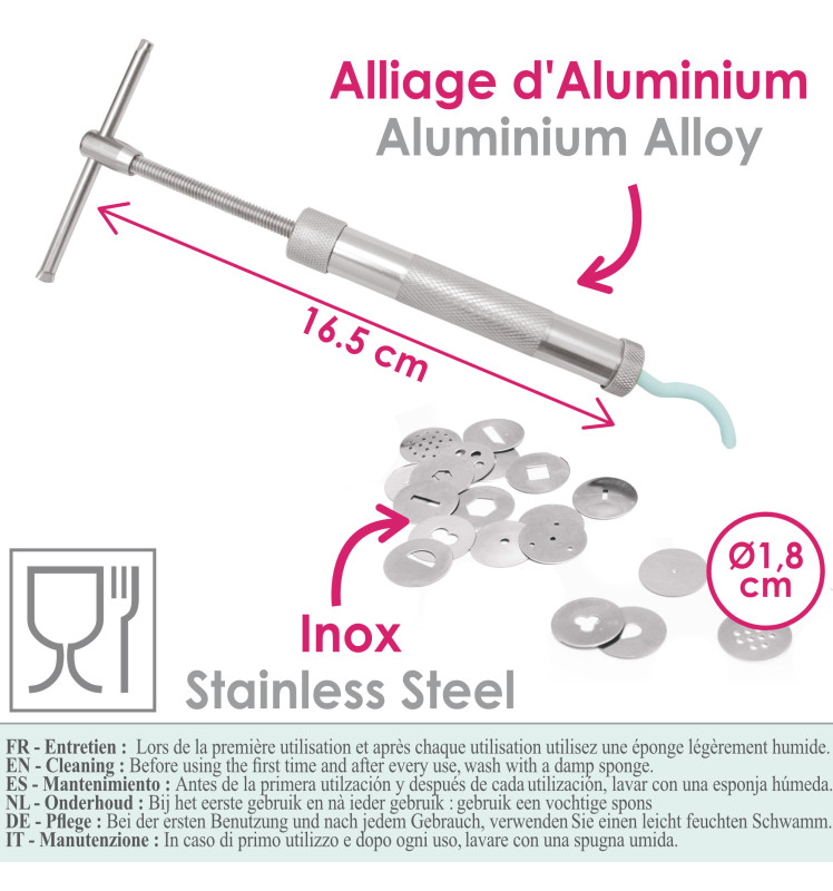 Sugar paste extruder - ScrapCooking®