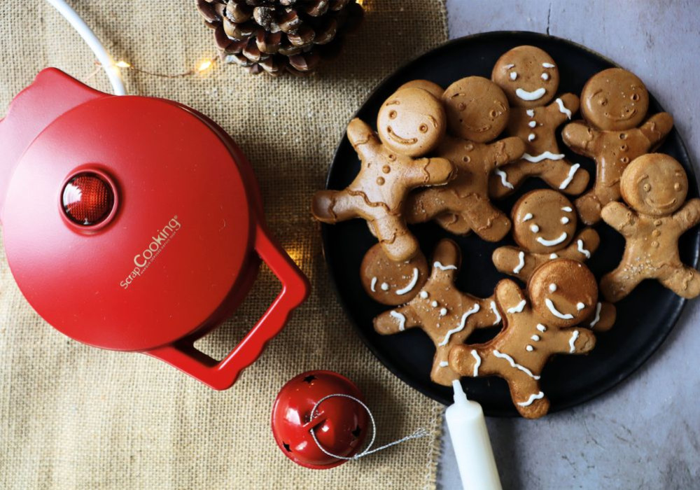 Recette mini gaufres Bonhomme pain d'épices