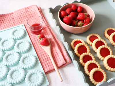 Recette biscuits tartelettes aux fraises